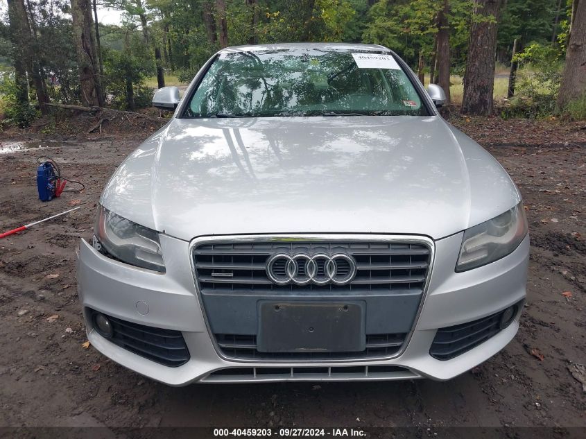 2009 Audi A4 2.0T Premium VIN: WAUSF78K59N058866 Lot: 40459203