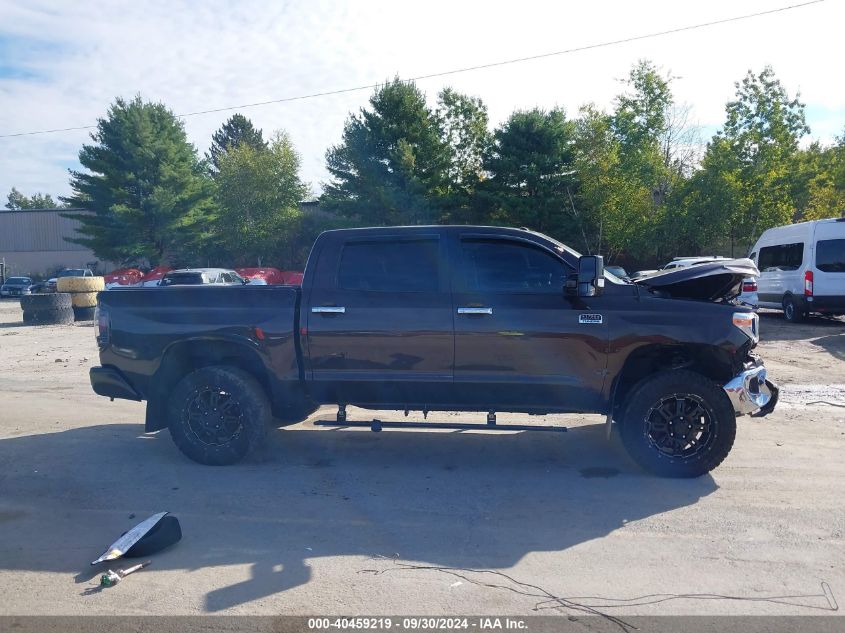 2018 Toyota Tundra Crewmax 1794/Platinum VIN: 5TFAY5F13JX689874 Lot: 40459219