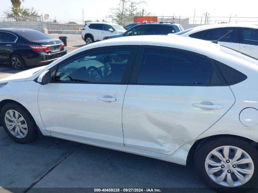 2022 Hyundai Accent Se VIN: 3KPC24A60NE156118 Lot: 40459228