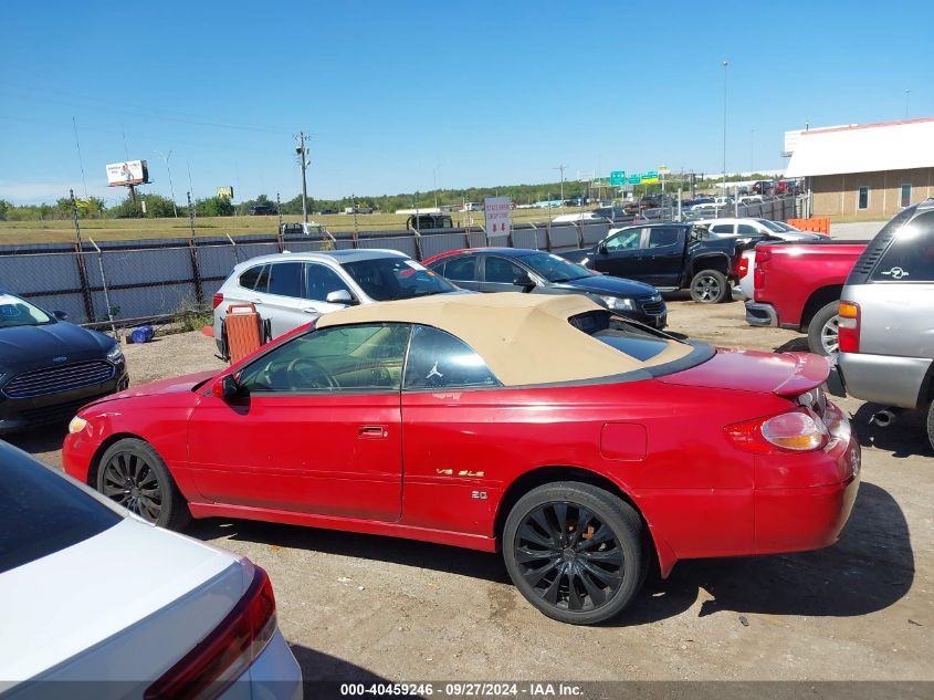 2T1FF28P32C593724 2002 Toyota Camry Solara Sle V6