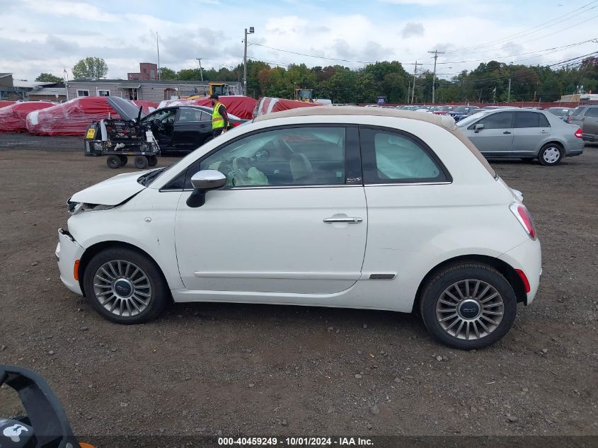 2012 Fiat 500C Lounge VIN: 3C3CFFER5CT109619 Lot: 40459249