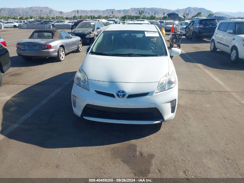 2012 Toyota Prius Three VIN: JTDKN3DU1C1494151 Lot: 40459255