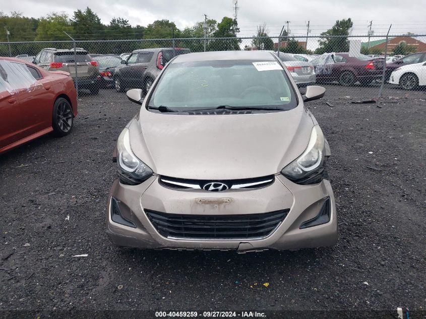 2014 Hyundai Elantra Se VIN: 5NPDH4AE3EH505679 Lot: 40459259