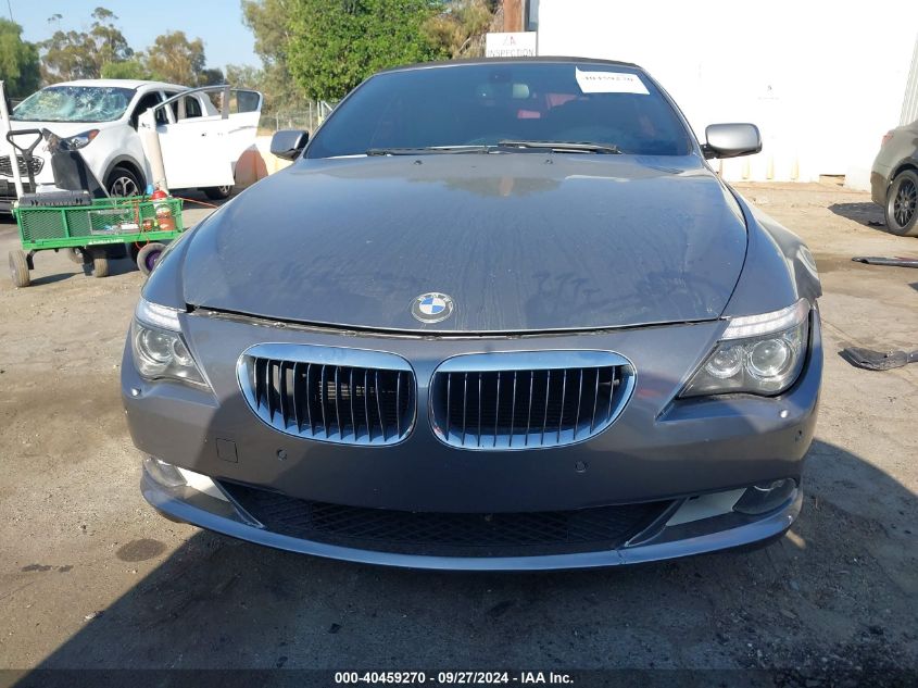 2010 BMW 650I VIN: WBAEB5C54AC224602 Lot: 40459270