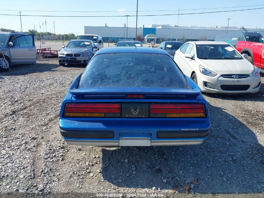 1987 Pontiac Firebird VIN: 1G2FS21H1HN251827 Lot: 40459286