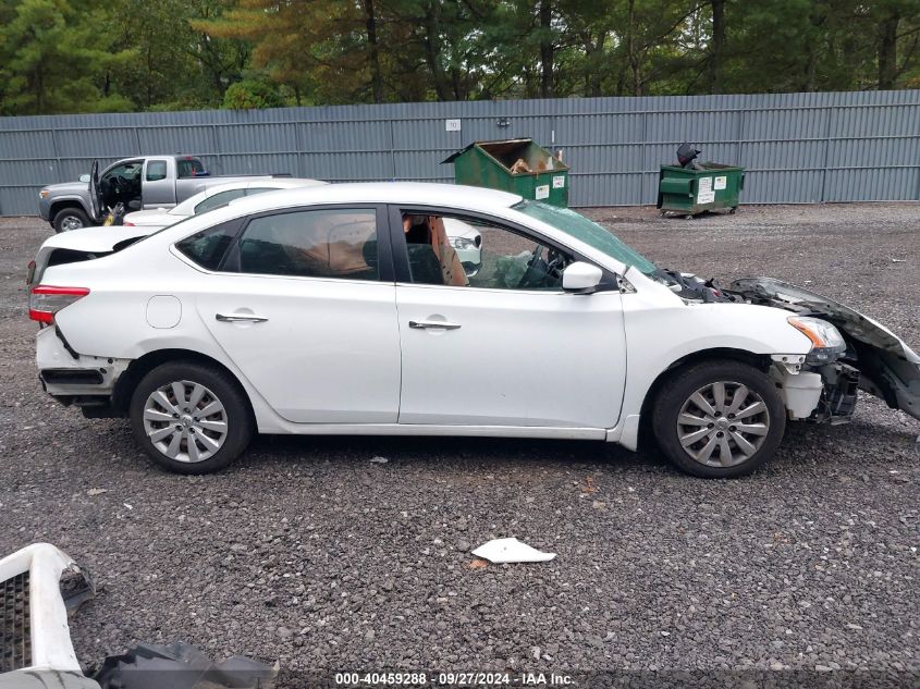 2015 Nissan Sentra S VIN: 3N1AB7AP1FY348958 Lot: 40459288