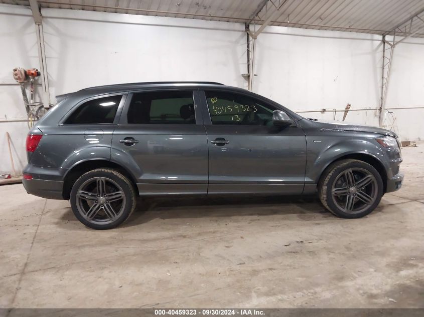 WA1DGAFE2DD015257 2013 Audi Q7 3.0T S Line Prestige