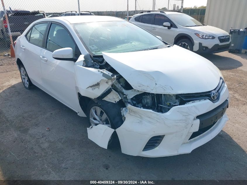 2016 TOYOTA COROLLA VIN: 5YFBURHE9GP499396