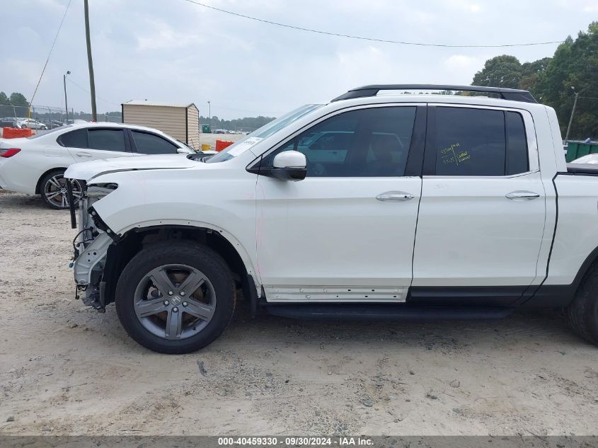 2021 Honda Ridgeline Rtl-E VIN: 5FPYK3F75MB004949 Lot: 40459330