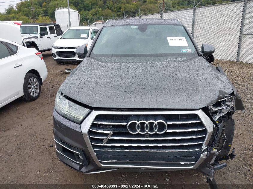 2018 Audi Q7 3.0T Premium VIN: WA1LAAF7XJD043382 Lot: 40459391