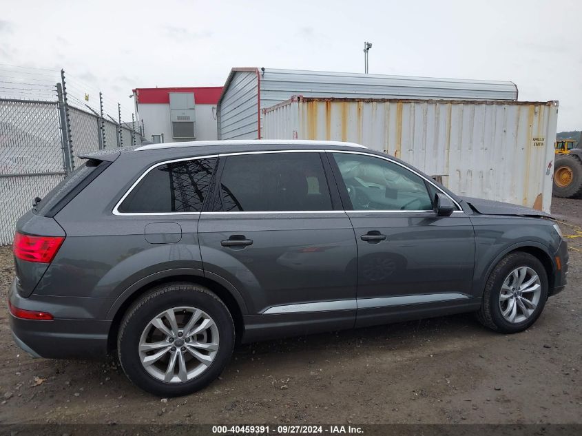 2018 Audi Q7 3.0T Premium VIN: WA1LAAF7XJD043382 Lot: 40459391