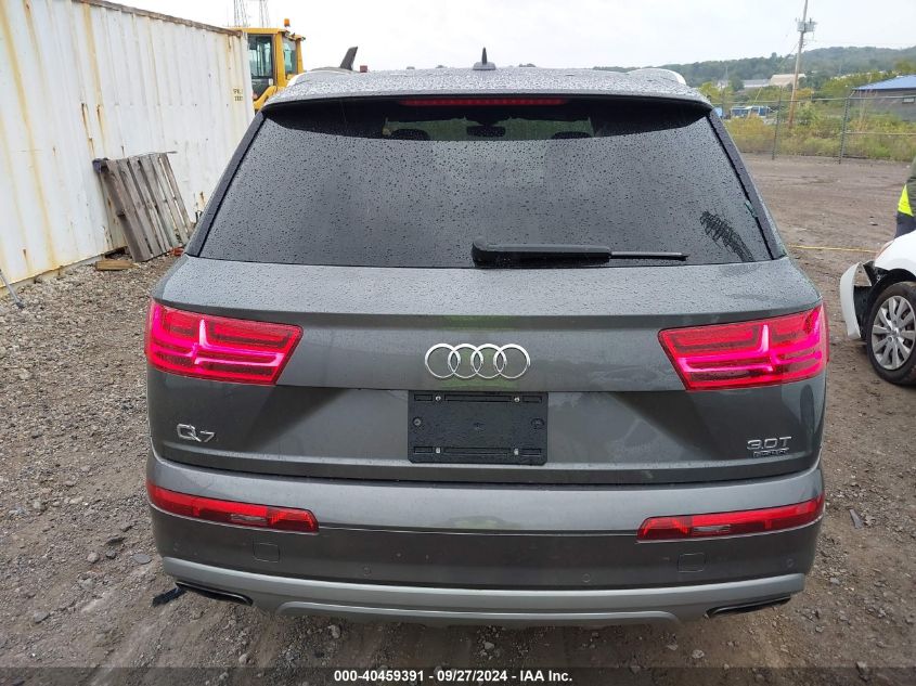 2018 Audi Q7 3.0T Premium VIN: WA1LAAF7XJD043382 Lot: 40459391