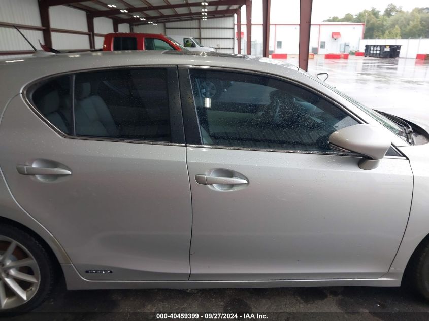 2012 Lexus Ct 200H Premium VIN: JTHKD5BH2C2083662 Lot: 40459399