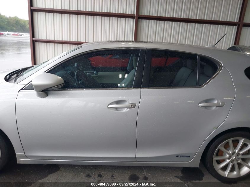 2012 Lexus Ct 200H Premium VIN: JTHKD5BH2C2083662 Lot: 40459399