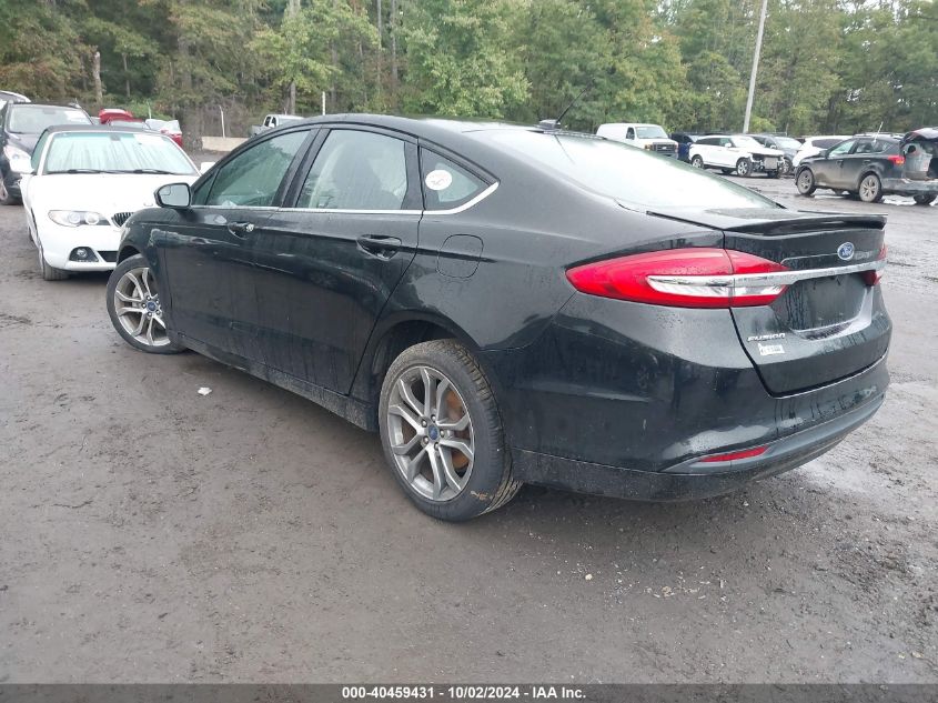 VIN 3FA6P0G74HR393494 2017 Ford Fusion, S no.3