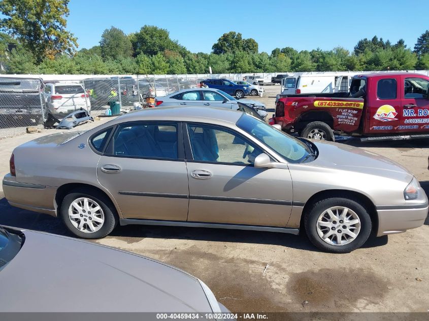 2002 Chevrolet Impala VIN: 2G1WF55E629126763 Lot: 40459434