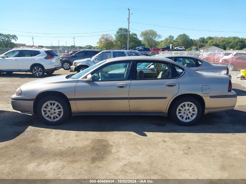 2002 Chevrolet Impala VIN: 2G1WF55E629126763 Lot: 40459434