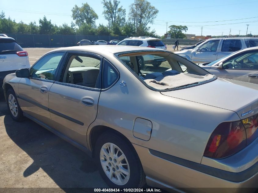 2002 Chevrolet Impala VIN: 2G1WF55E629126763 Lot: 40459434