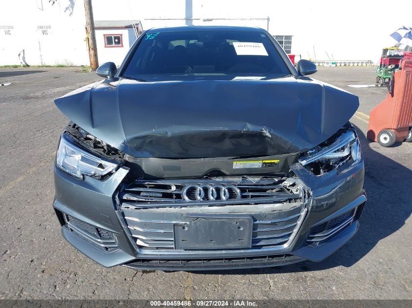 2018 Audi A4 2.0T Premium/2.0T Tech Premium VIN: WAUENAF40JA071845 Lot: 40459486