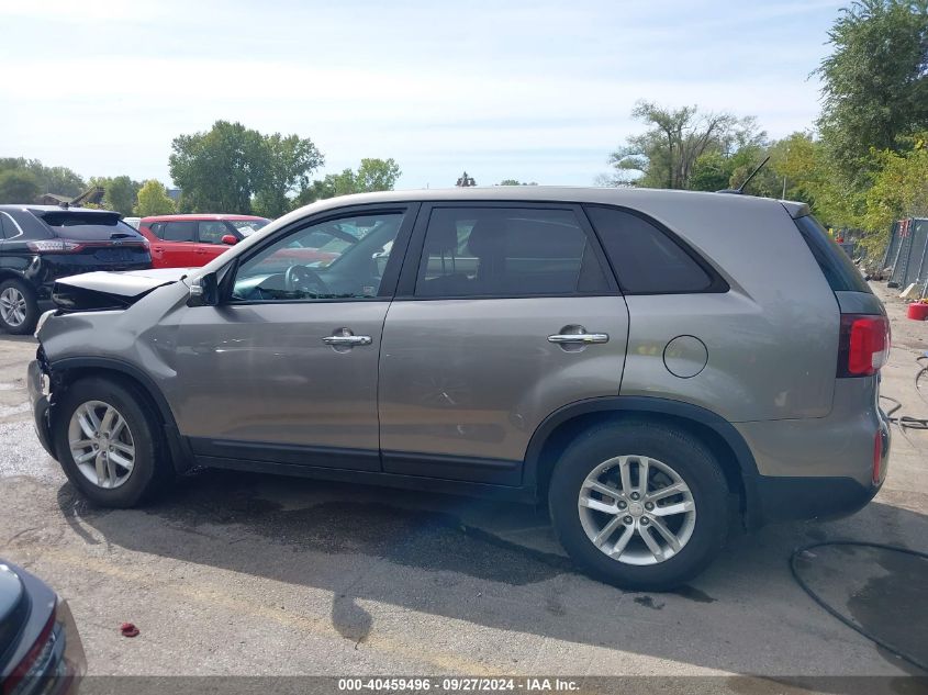 2015 Kia Sorento Lx VIN: 5XYKT3A6XFG609765 Lot: 40459496