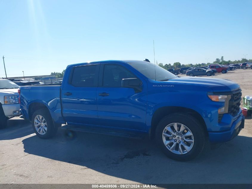 VIN 3GCPDBEK0PG174682 2023 CHEVROLET SILVERADO 1500 4WD  SHORT BED CUSTOM