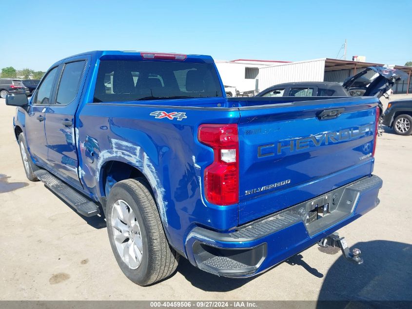 2023 Chevrolet Silverado 1500 4Wd Short Bed Custom VIN: 3GCPDBEK0PG174682 Lot: 40459506