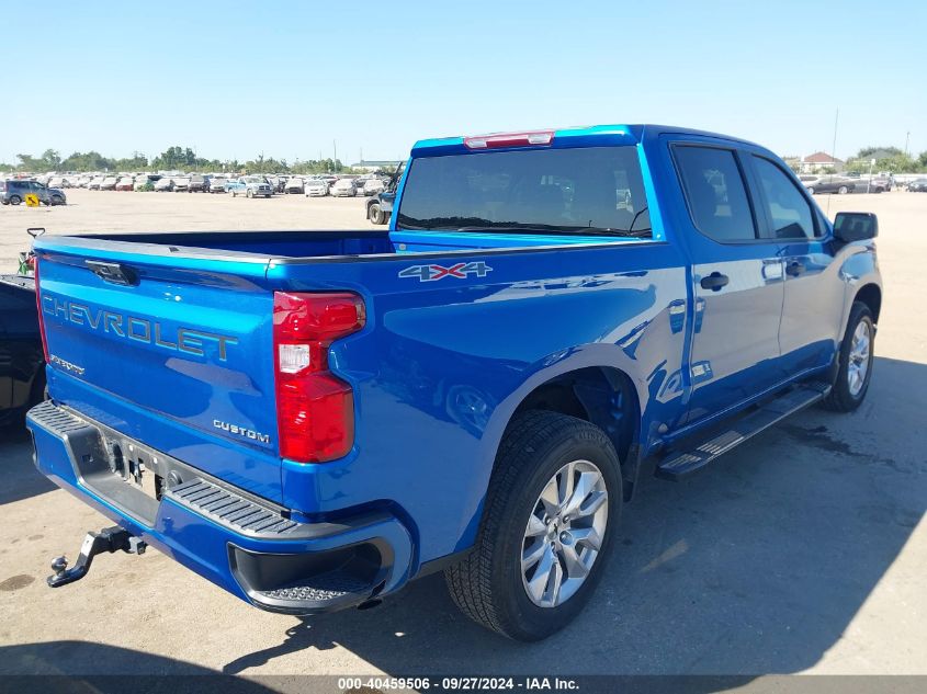 2023 Chevrolet Silverado 1500 4Wd Short Bed Custom VIN: 3GCPDBEK0PG174682 Lot: 40459506