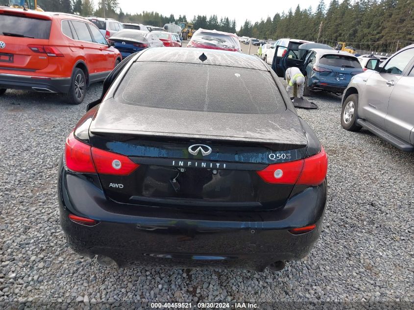 2014 Infiniti Q50 Premium/Sport VIN: JN1BV7AR6EM693384 Lot: 40459521