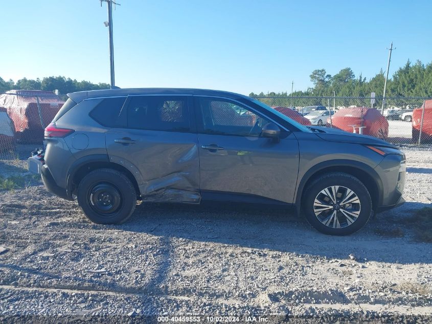 2022 Nissan Rogue Sv Intelligent Awd VIN: 5N1BT3BB1NC705939 Lot: 40459553