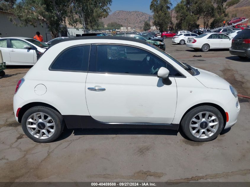 2017 Fiat 500 Pop VIN: 3C3CFFKR2HT700468 Lot: 40459588