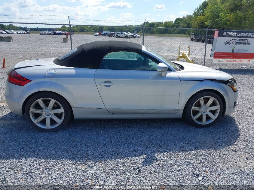 2008 Audi Tt 3.2 VIN: TRURD38JX81020469 Lot: 40459636