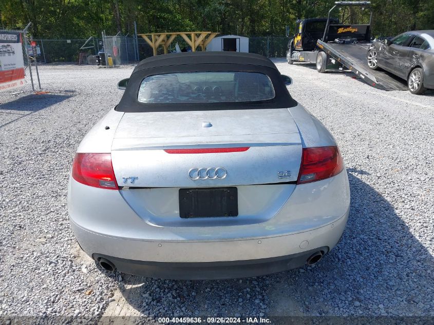 2008 Audi Tt 3.2 VIN: TRURD38JX81020469 Lot: 40459636