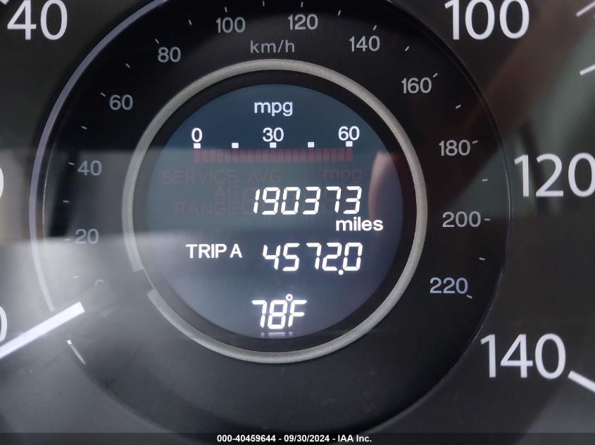 2012 Honda Cr-V Lx VIN: 5J6RM4H38CL059473 Lot: 40459644