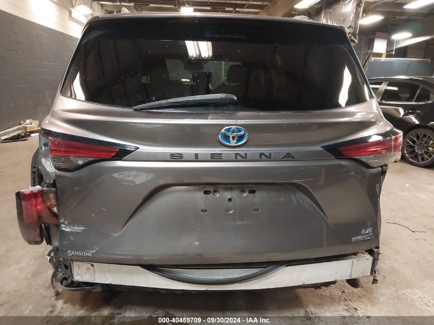 5TDBRKEC7MS056405 2021 Toyota Sienna Le