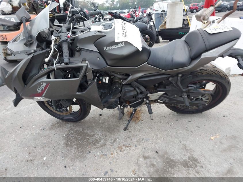 2022 Kawasaki Ex650 M VIN: ML5EXEM14NDA59938 Lot: 40459746