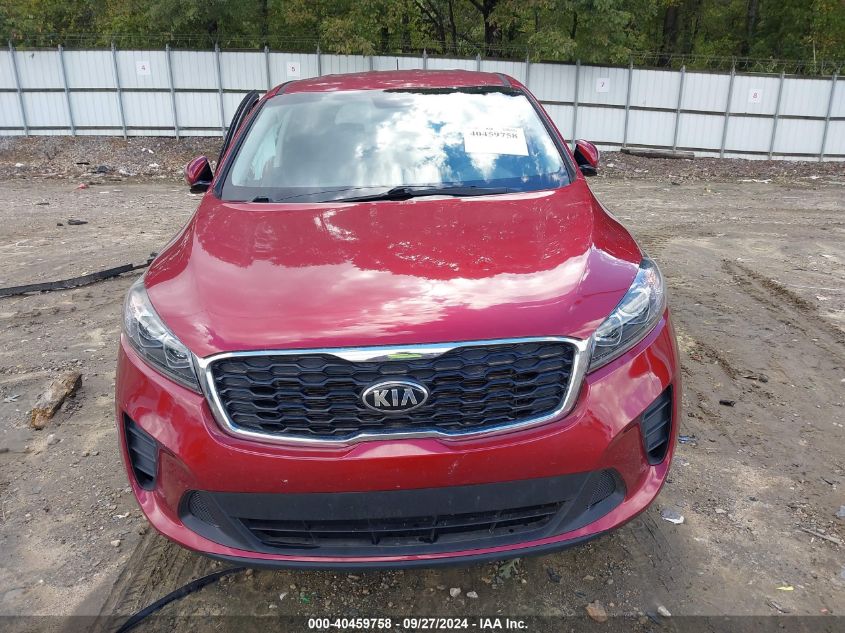 2019 Kia Sorento 2.4L Lx VIN: 5XYPG4A39KG561756 Lot: 40459758