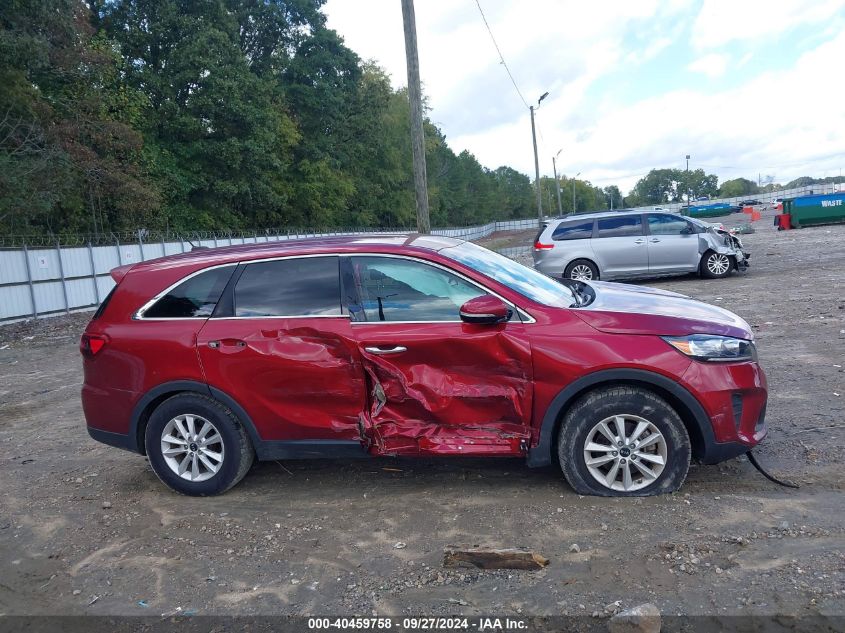 2019 Kia Sorento 2.4L Lx VIN: 5XYPG4A39KG561756 Lot: 40459758