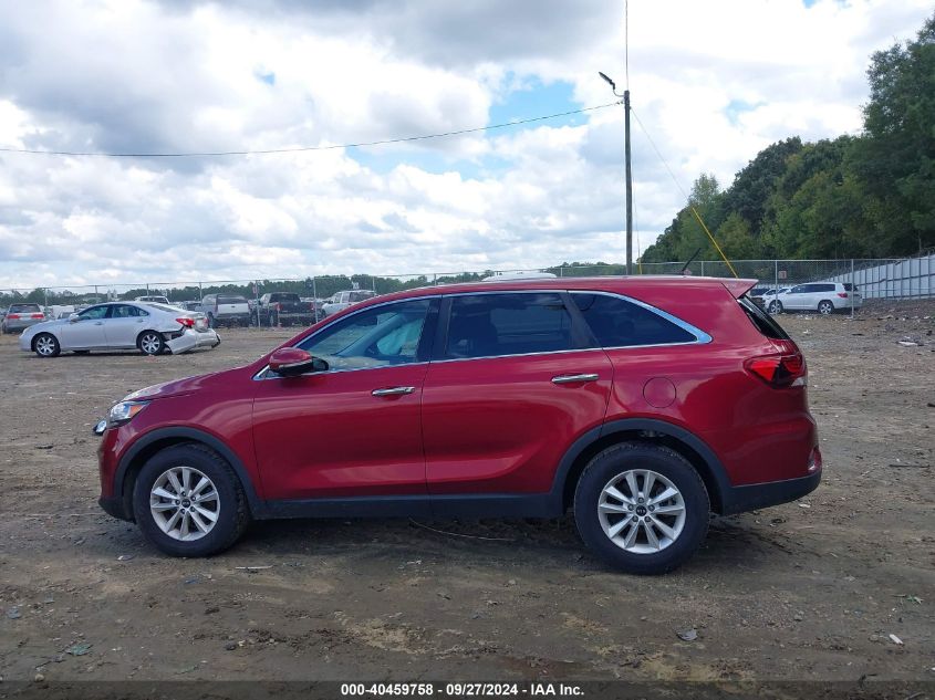 2019 Kia Sorento 2.4L Lx VIN: 5XYPG4A39KG561756 Lot: 40459758