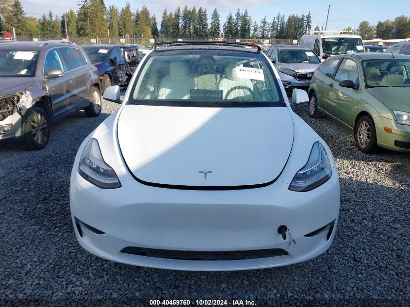 2022 Tesla Model Y Long Range Dual Motor All-Wheel Drive VIN: 7SAYGAEE3NF427032 Lot: 40459760