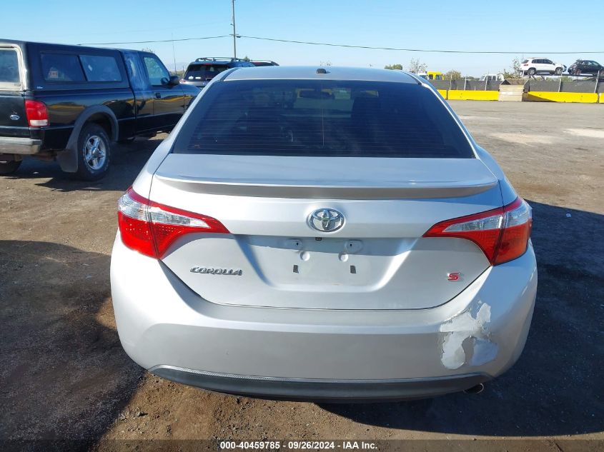 2014 Toyota Corolla S Premium VIN: 5YFBURHE0EP159356 Lot: 40459785