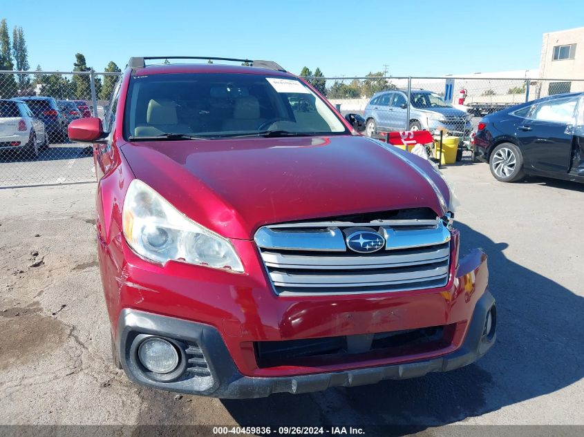 2013 Subaru Outback 2.5I Limited VIN: 4S4BRCKC4D3296731 Lot: 40459836