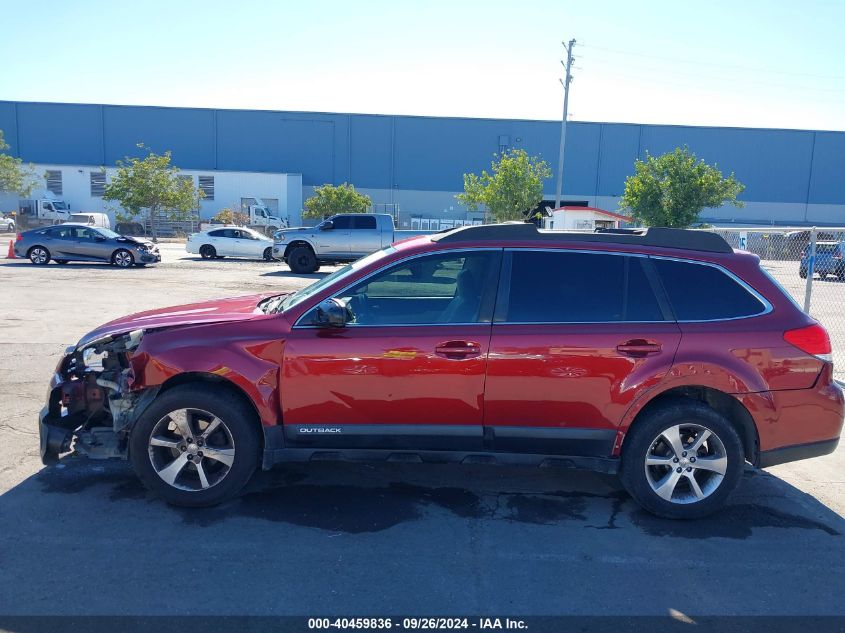 2013 Subaru Outback 2.5I Limited VIN: 4S4BRCKC4D3296731 Lot: 40459836