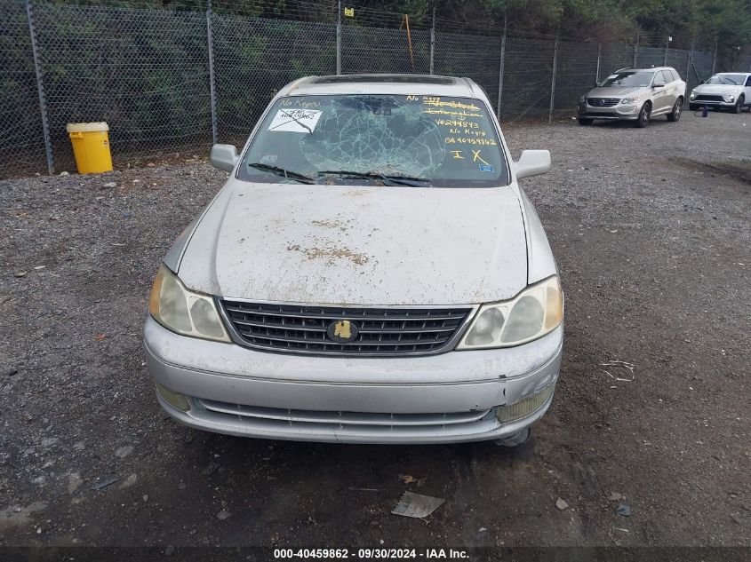 2003 Toyota Avalon VIN: BAC2054 Lot: 40459862