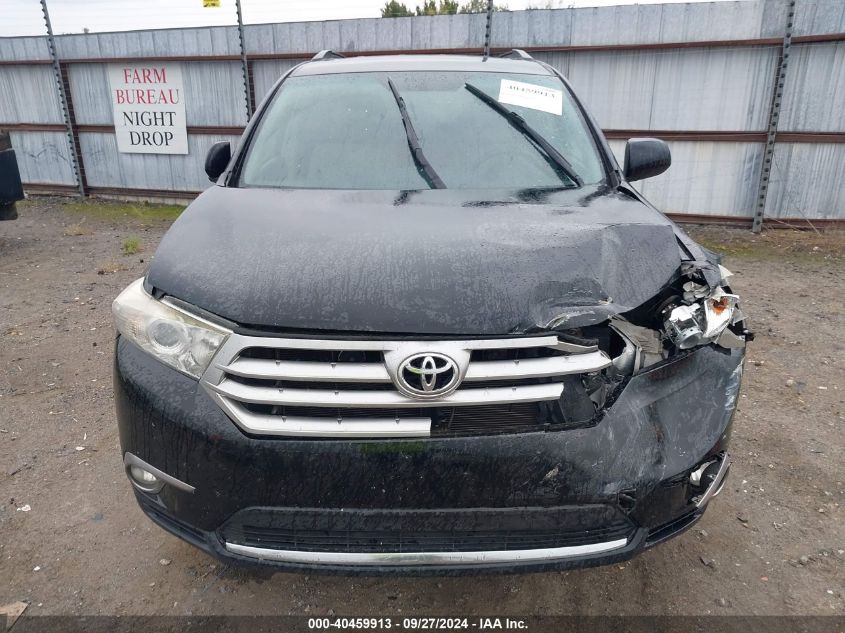 2013 Toyota Highlander Se V6 VIN: 5TDBK3EH6DS216523 Lot: 40459913