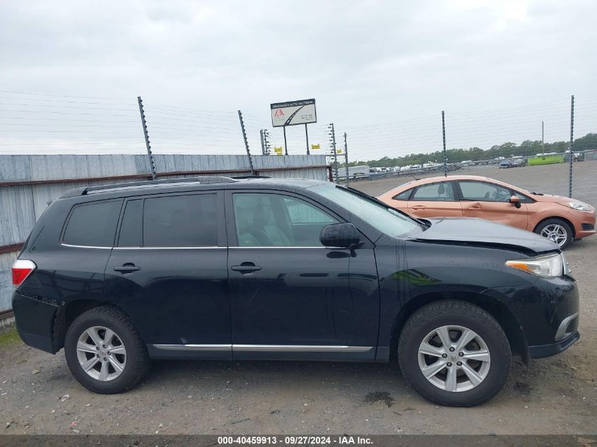 2013 Toyota Highlander Se V6 VIN: 5TDBK3EH6DS216523 Lot: 40459913