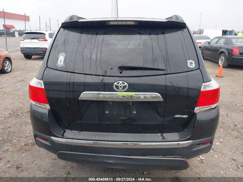 2013 Toyota Highlander Se V6 VIN: 5TDBK3EH6DS216523 Lot: 40459913