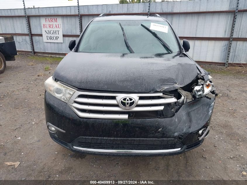 2013 Toyota Highlander Se V6 VIN: 5TDBK3EH6DS216523 Lot: 40459913