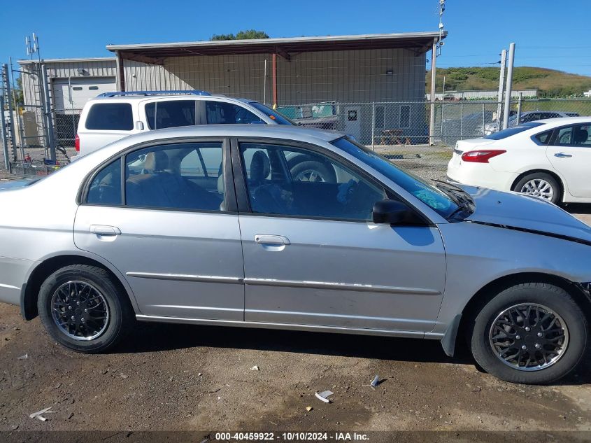 2003 Honda Civic Lx VIN: 2HGES16513H594723 Lot: 40459922