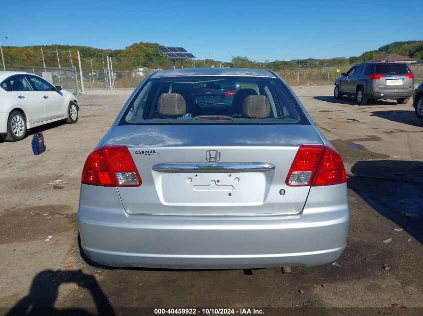 2003 Honda Civic Lx VIN: 2HGES16513H594723 Lot: 40459922