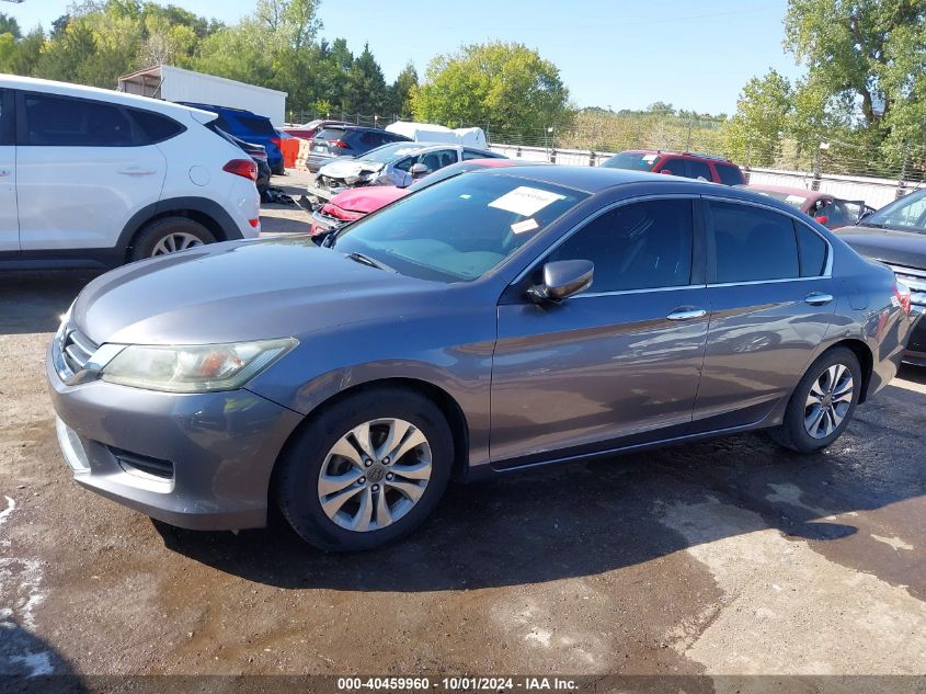 1HGCR2F32EA076564 2014 Honda Accord Lx